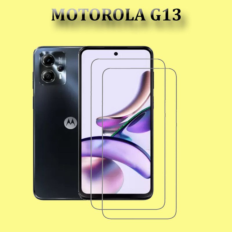 NKCASE Tempered Glass Guard for MOTOROLA g13, MOTOROLA G13, (6.5)  (Pack of 2)