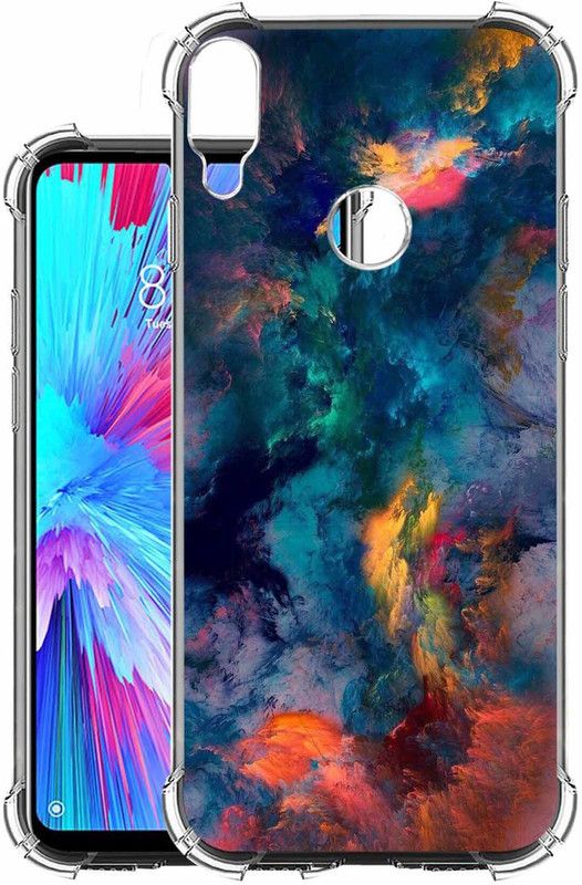 ONLITE Back Cover for Mi Redmi Note 7, Mi Redmi Note 7 Pro, Mi Redmi Note 7S  (Multicolor, Shock Proof, Silicon, Pack of: 1)