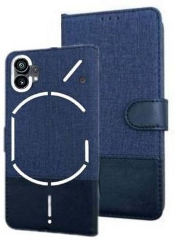 RidivishN Flip Cover for Nothing Phone (1), Nothing Phone1 in Cases & Covers  (Blue, Magnetic Case, Pack of: 1)
