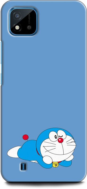 WallCraft Back Cover for Realme C20, RMX3063, RMX3061 DORAEMON, NOBITA, ANIMATION, CARTOON, ANIME  (Multicolor, Dual Protection, Pack of: 1)