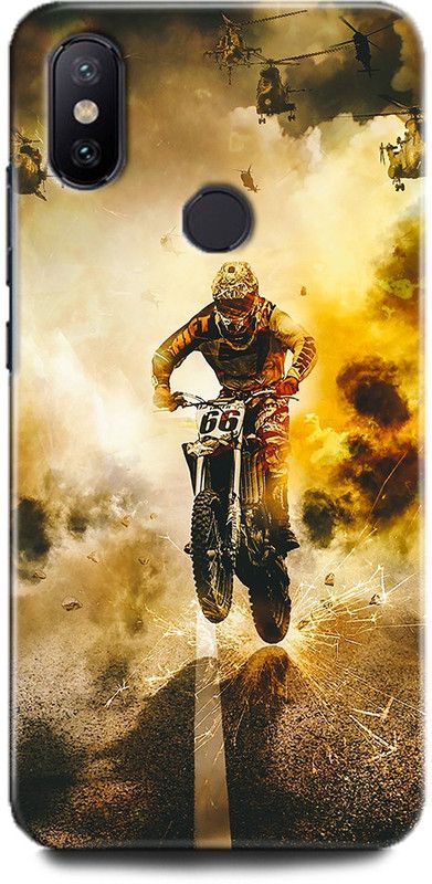 WallCraft Back Cover for Mi A2  (Multicolor, Dual Protection, Pack of: 1)