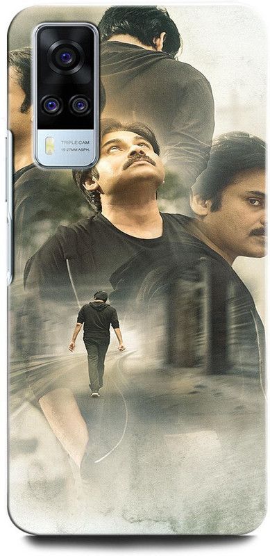 INTELLIZE Back Cover for Vivo Y31 V2036 PAWAN KALYAN, TAMIL ACTOR, STYLISH STAR, SOUTH STAR  (Multicolor, Hard Case, Pack of: 1)
