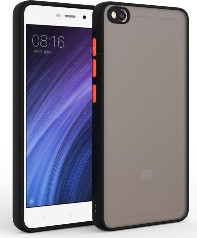ASMANTIC Back Cover for Mi Max2  (Black, Pack of: 1)