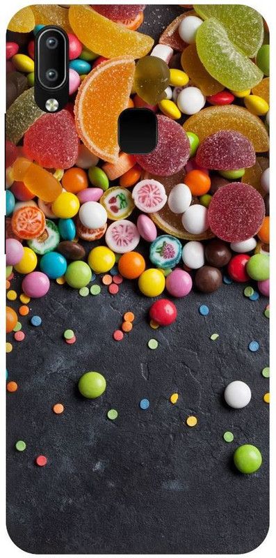 URCHIN Back Cover for Vivo Y95 candy, Candy, Sweets, colour, Lemon, Sweet and candy  (Multicolor, Shock Proof, Pack of: 1)