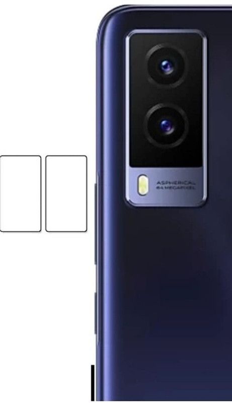 Transparent Back Camera Lens Glass Protector for Eii Vivo V21e  (Pack of: 2)