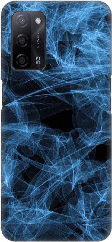 COBIERTAS Back Cover for Oppo A55 5G  (Black, Blue, Hard Case)