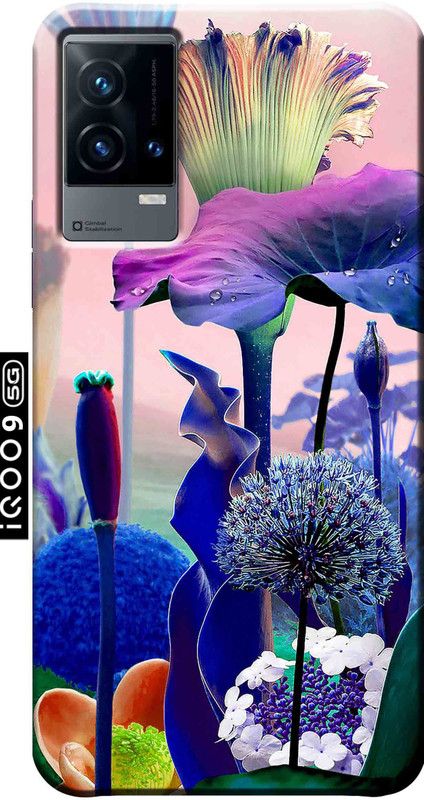 YorktoSis Back Cover for iQoo 9 5G 2795  (Multicolor, Dot View, Silicon, Pack of: 1)