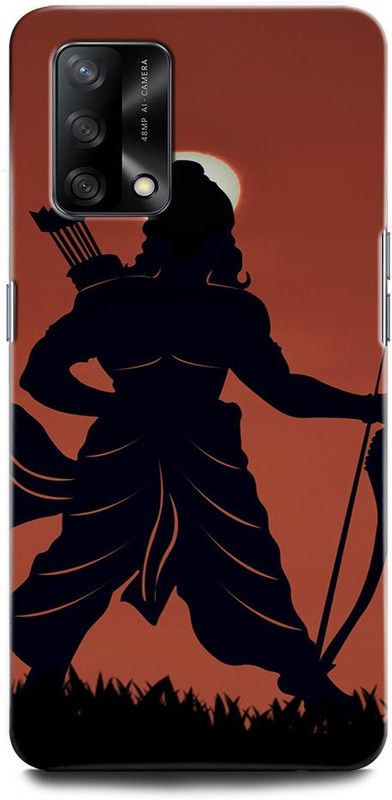 ORBIQE Back Cover for OPPO F19 CPH2219 RAM JI, JAI SHREE RAM, LORD RAM, GOD  (Multicolor, Hard Case, Pack of: 1)