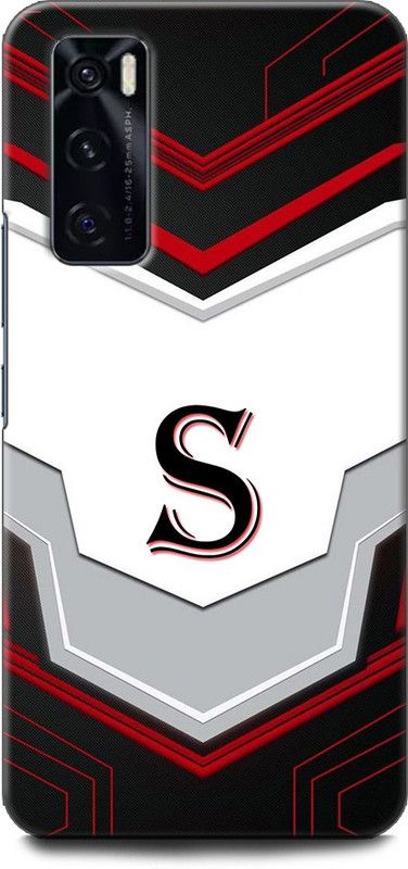 Afterglow Back Cover for Vivo V20 SE S, S LETTER, S NAME, S ALPHABET, ALPHABET  (Multicolor, Shock Proof, Pack of: 1)