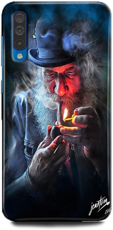 FIKORA Back Cover for Samsung Galaxy A50/SM-A505FZKDINS SHIV MAHAKAL PRINTED  (Multicolor, Hard Case)