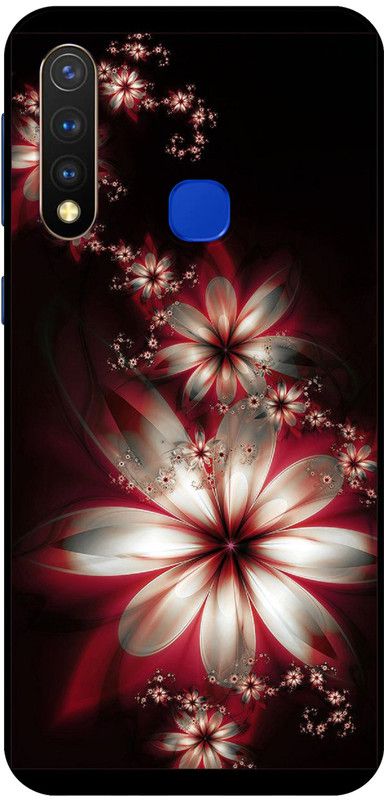 VITARO Back Cover for Vivo Y19, Vivo U20  (Black, Grip Case, Silicon, Pack of: 1)