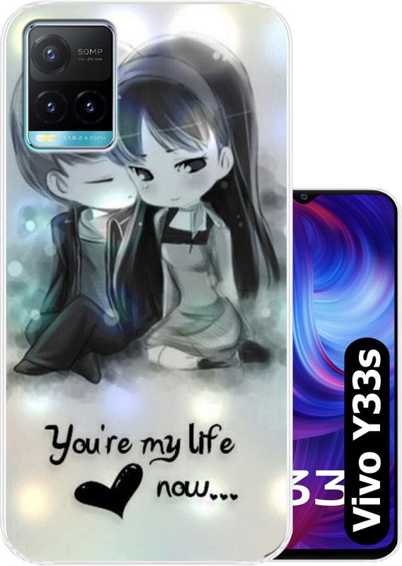 Hostprint Back Cover for Vivo Y33s,Vivo Y21(2021),Vivo T1x  (Multicolor, Flexible, Silicon, Pack of: 1)