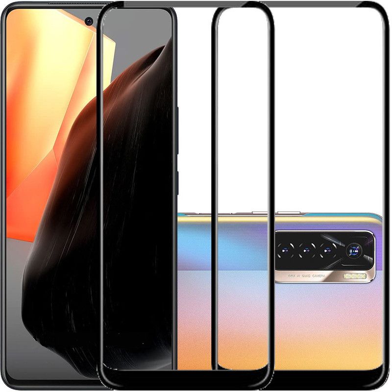 HOBBYTRONICS Edge To Edge Tempered Glass for TECNO CAMON 17, TECNO CAMON 17 PRO  (Pack of 2)