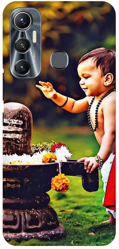 PICHKU Back Cover for INFINIX HOT 11- X662-SHIV,JI,SHIVA,SHAMBHU,MAHAKAL,BHOLENATH,TRISHOOL,OM,AGHORI,KEDARNATH  (Green, Hard Case, Pack of: 1)