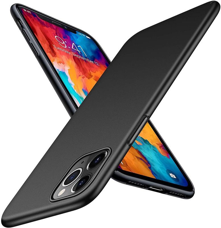 Casehub Back Cover for Apple iPhone 11 Pro Max  (Black, Camera Bump Protector)