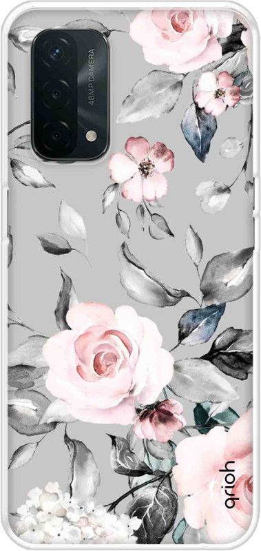QRIOH Back Cover for Oppo A74  (Multicolor, Grip Case, Silicon)