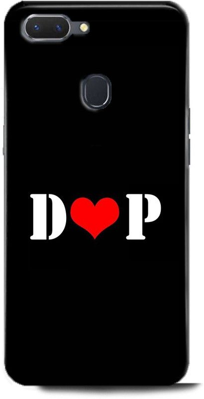 Afterglow Back Cover for OPPO A5 D P, D LOVES P, NAME, LETTER, ALPHABET, DP LOVE, HART  (Multicolor, Shock Proof, Pack of: 1)