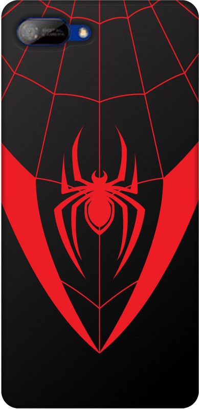 REALKING Back Cover for Itel A25  (Red, Black, Grip Case, Silicon, Pack of: 1)