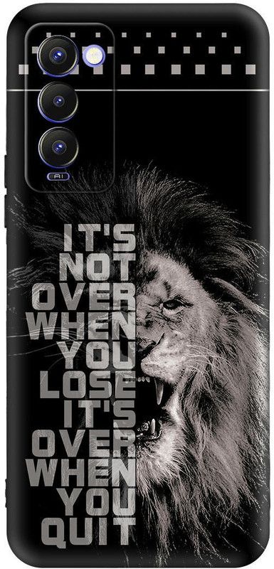 7PRINTZONE Back Cover for TECNO CAMON 18  (Black, Grey, Flexible)