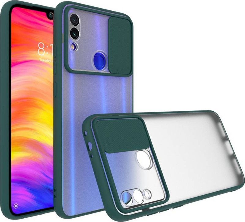 AOnes Back Cover for Xiaomi Redmi Note 7  (Green, Cases with Holder, Pack of: 1)
