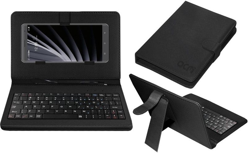 ACM Keyboard Case for Xifo Ismart Reno4  (Black, Cases with Holder, Pack of: 1)