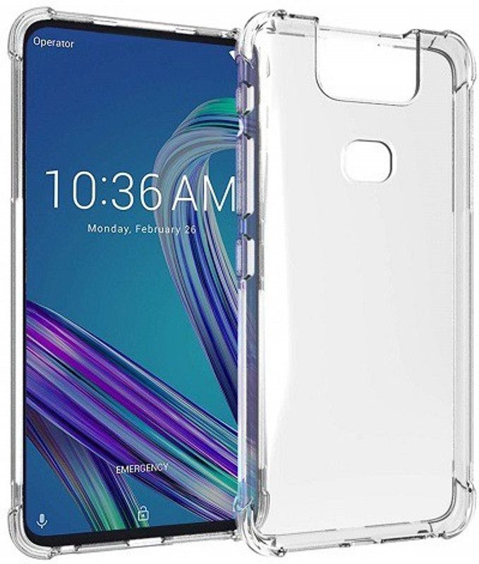 Celzo Back Cover for Asus Zenfone 6 {2019}  (Transparent, Silicon, Pack of: 1)