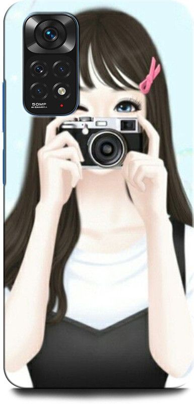 INTELLIZE Back Cover for REDMI Note 11 Pro MODERN, GIRL, GARDEN, NATURE, CUTE, LOVELY, CAMERA  (Multicolor, Hard Case, Pack of: 1)