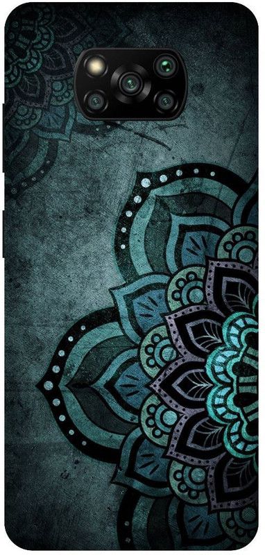 ZePBooM Back Cover for Poco X3 Pro, Colorsful, Mandala, Block  (Multicolor, Hard Case, Pack of: 1)