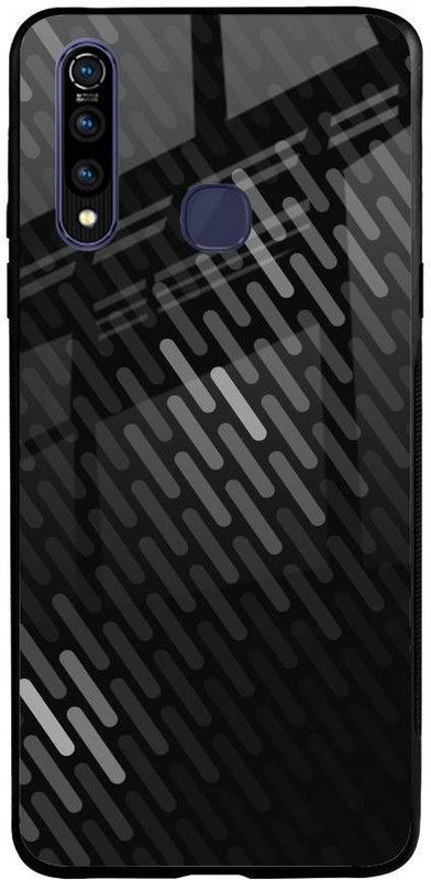 QRIOH Back Cover for Vivo Z1 Pro  (Black, Grip Case, Silicon, Pack of: 1)