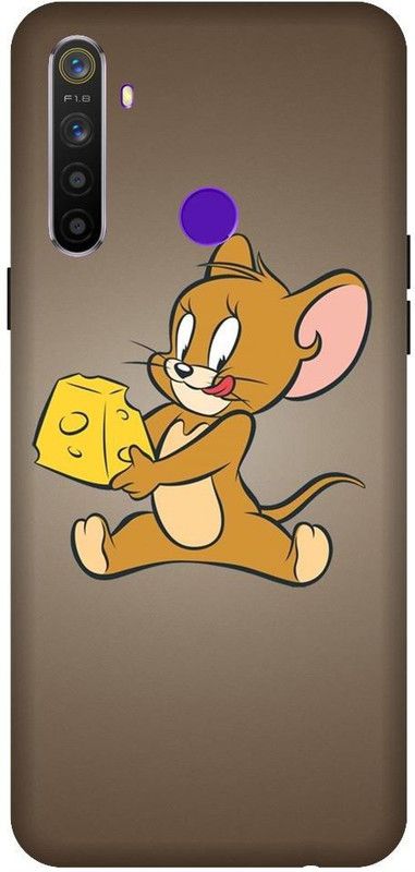 URCHIN Back Cover for Realme 5s Tom and Jerry, Cartoon Network, Cartoon, Jerry, Cute  (Multicolor, Shock Proof, Pack of: 1)
