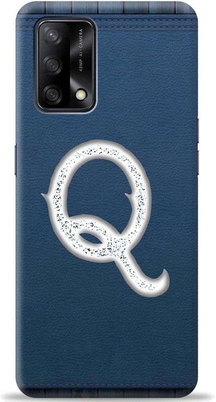Swagr Back Cover for Oppo F19s  (Blue, White, Shock Proof, Pack of: 1)