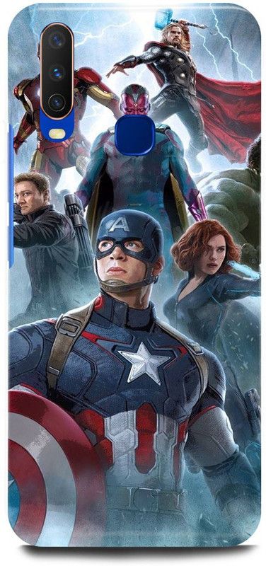 FUGGA Back Cover for Vivo Y19, 1915, AVENGERS, SUPER, HEROES, AVENGER  (Multicolor, Hard Case, Pack of: 1)