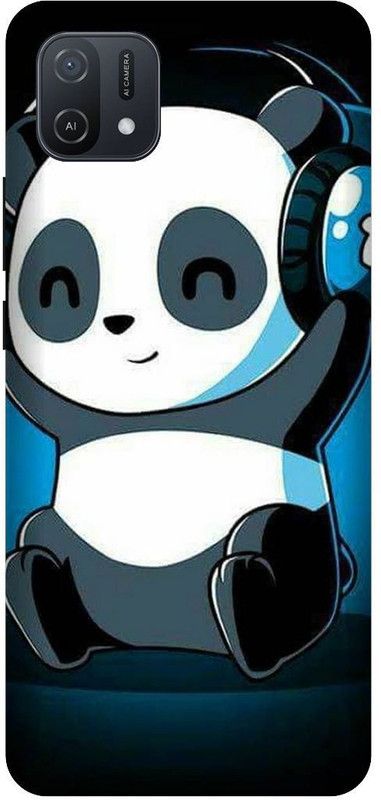 PHONE WALEY.COM Back Cover for OPPO A16k , CPH2349 , Music Headphone,Printed Back cover  (Black, Hard Case, Pack of: 1)