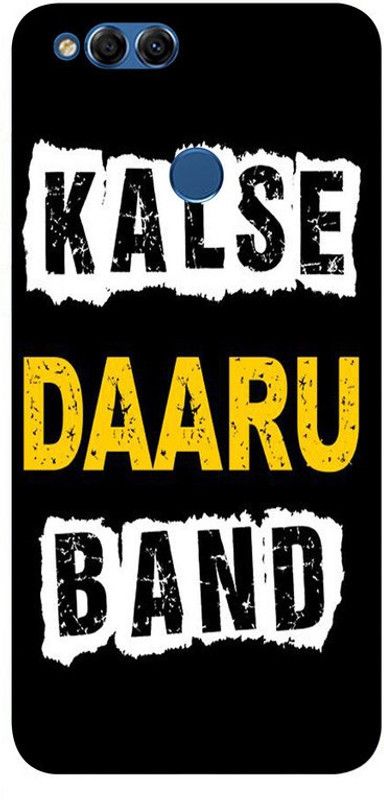Skyhawk Back Cover for honor 7x Kalse Daaru Band  (Multicolor, Waterproof, Silicon, Pack of: 1)