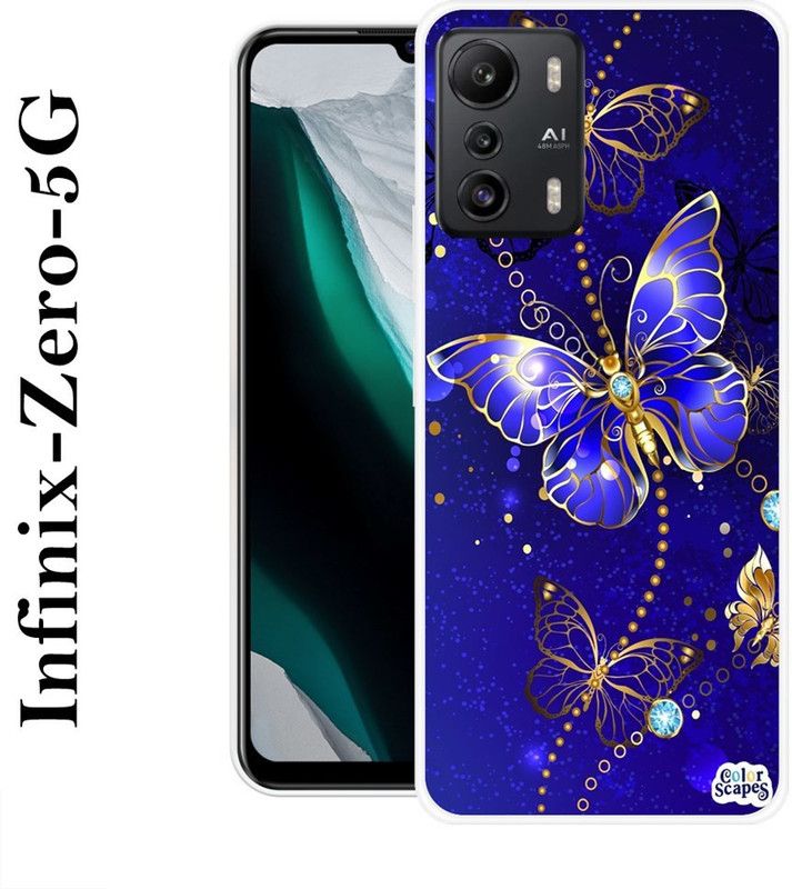 JATLAND Back Cover for Infinix Zero 5G  (Blue, Grip Case, Silicon)