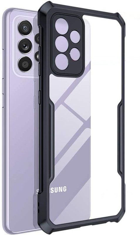 Lilliput Back Cover for Samsung Galaxy A32  (Black, Dual Protection, Pack of: 1)