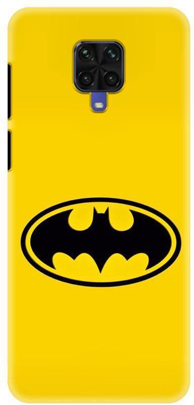 NDCOM Back Cover for Redmi Note 9 Pro Batman Logo Printed  (Multicolor, Hard Case, Pack of: 1)