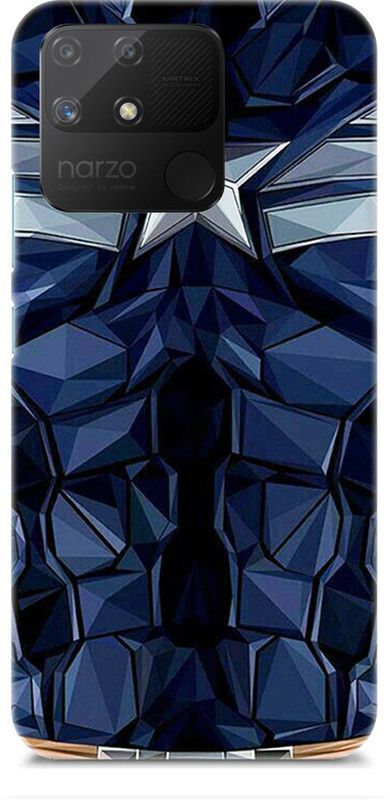 Mast Kalandar Back Cover for realme Narzo 50A  (Blue, Grey)