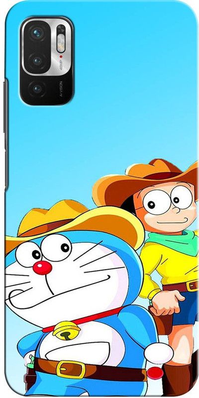ORBIQE Back Cover for POCO M3 Pro MZB0956IN DORAEMON, NOBITA, CARTOON, FUNNY, CUTE, DORAEMON, DOREMON  (Multicolor, Hard Case, Pack of: 1)