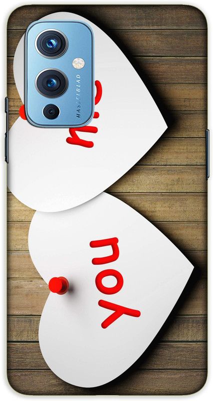 iprinto Back Cover for OnePlus 9 Love You Back Cover  (White, Hard Case, Pack of: 1)