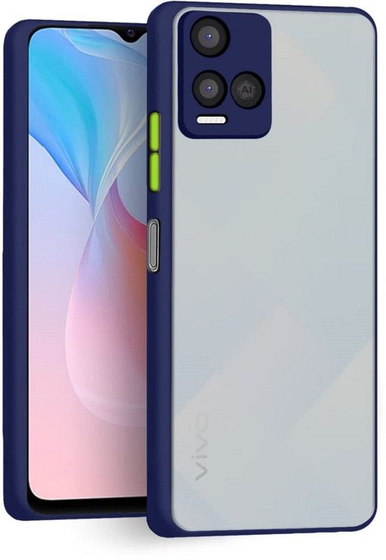 kentop Bumper Case for Vivo Y33T, Vivo Y21s, Vivo Y33s, Vivo Y21 2021, Vivo Y21T, Vivo Y21A, Vivo Y21E  (Blue, Shock Proof, Pack of: 1)