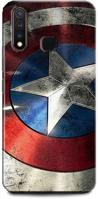 INDICRAFT Back Cover for Vivo U20 CAPTAIN AMERICA, AVENGER, SHIELD, MARVEL  (Multicolor, Hard Case, Pack of: 1)