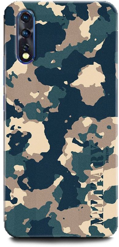 INDICRAFT Back Cover for Vivo Z1x / Vivo 1917 ARMY, TEXTURE, UNIFORM, MILITARY, COMO, ARMY DRESS  (Multicolor, Hard Case, Pack of: 1)