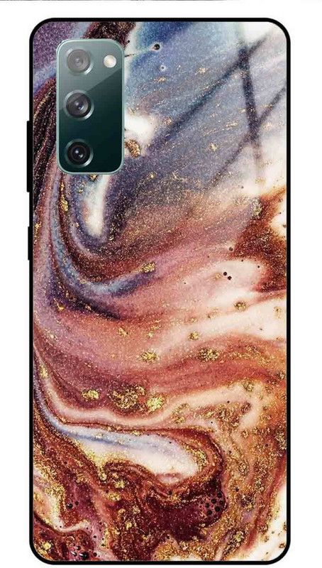 NDCOM Back Cover for Samsung Galaxy S20 FE 5G Fall Marble Printed Glass Case  (Multicolor, Grip Case, Pack of: 1)
