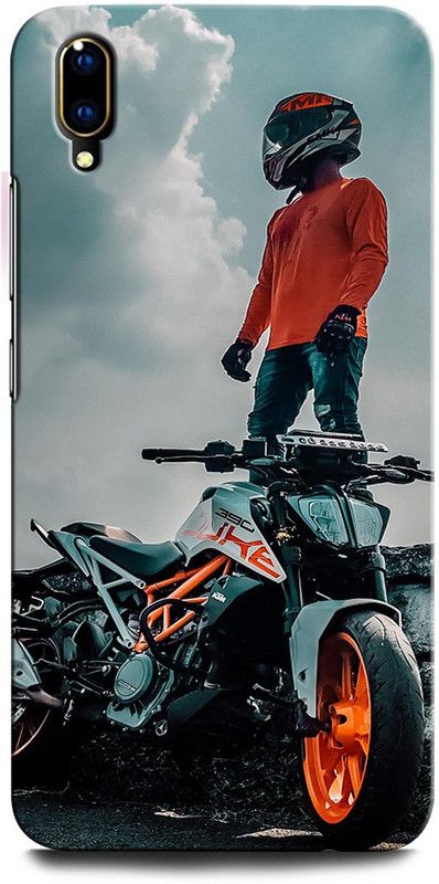 GRAFIQE Back Cover for Vivo V11 Pro 1804 BIKE, DUKE, DUKEBIKELOVER, SUPERBIKE, RAIDER  (Multicolor, Shock Proof, Pack of: 1)