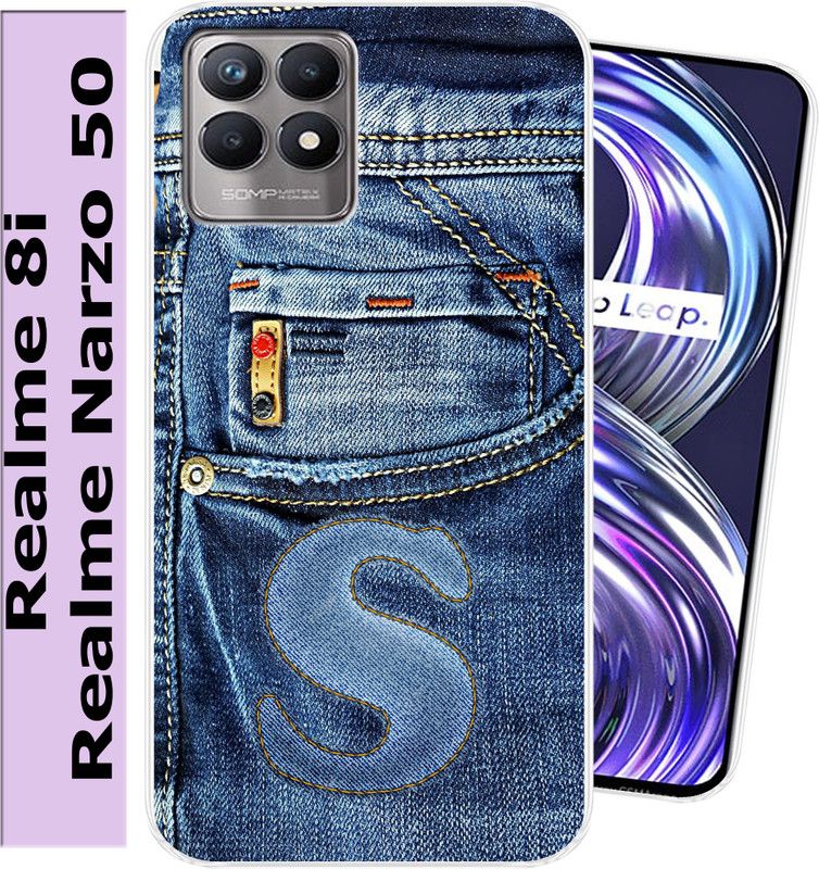 Coolcase Back Cover for Realme 8i, Realme Narzo 50  (Multicolor, Flexible, Silicon, Pack of: 1)