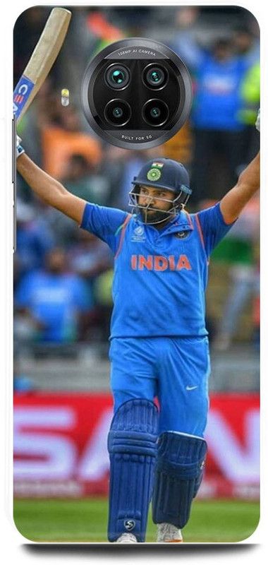 FIKORA Back Cover for Xiaomi Mi 10i 5G, ROHIT, SHARMA, INDIAN, PLAYER, MUMBAIINDIANS  (Blue, Hard Case, Pack of: 1)