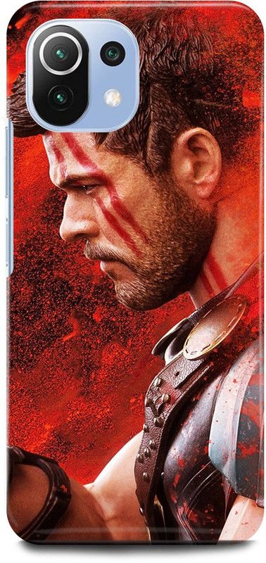 JUGGA Back Cover for Xiaomi 11Lite NE, THOR, AVENGER, AVENGERS  (Red, Hard Case, Pack of: 1)