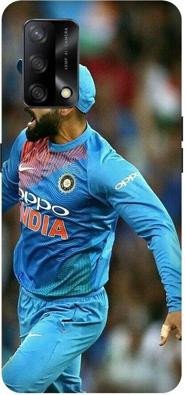SAVETREE Back Cover for Oppo F19, CPH2219, Oppo F19s, CPH2223, virat kohli, cricketer  (Multicolor, 3D Case, Pack of: 1)