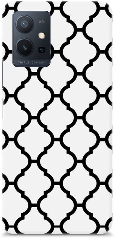 Chiraiyaa Back Cover for vivo T1 5G  (Black, White)